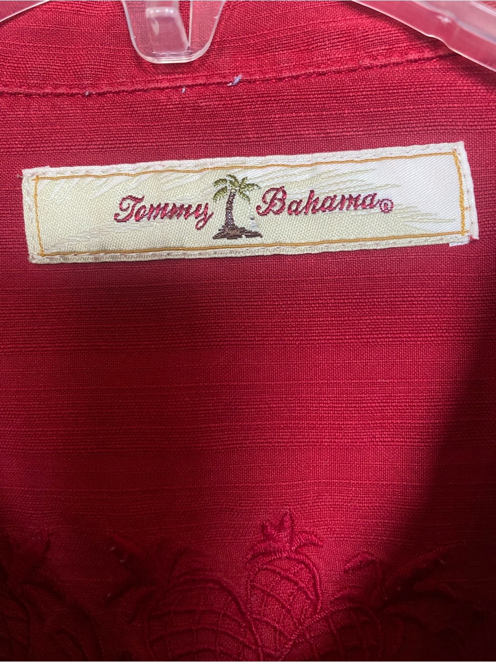 Tommy Bahama Crimson Short-Sleeve Button-Down Shirt - Picture 2 of 6